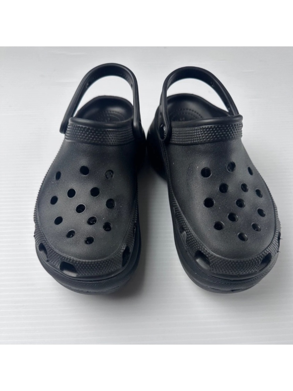 Crocs Women's Sz 6 Black Classic Bae Platform Clogs